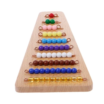 

Children Love Interesting Montessori Math Material Bead Stair Math Toy Kids Early Preschool Learning Toys