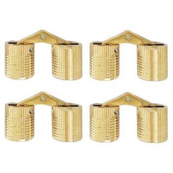 

High Quality 4pcs 8/10/12mm Invisible Hinge Concealed Hinge Hidden Hinge Brass Door Hinges for Furniture Hardware