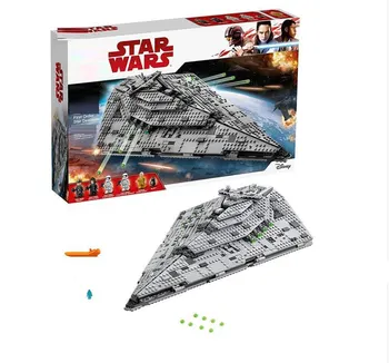 

First Order Star Destroyer Costruzion Model 1457pcs Star wars lepines Building Blocks Bricks Toys Compatible 75190