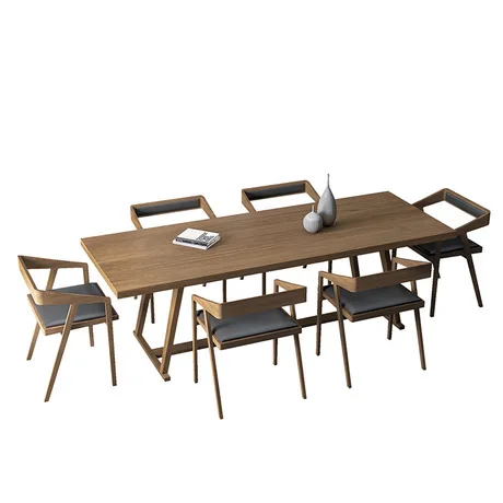 Набор для столовой, мебель для столовой из массива сосны, Набор стульев для стола, шезлонг, современный обеденный стол