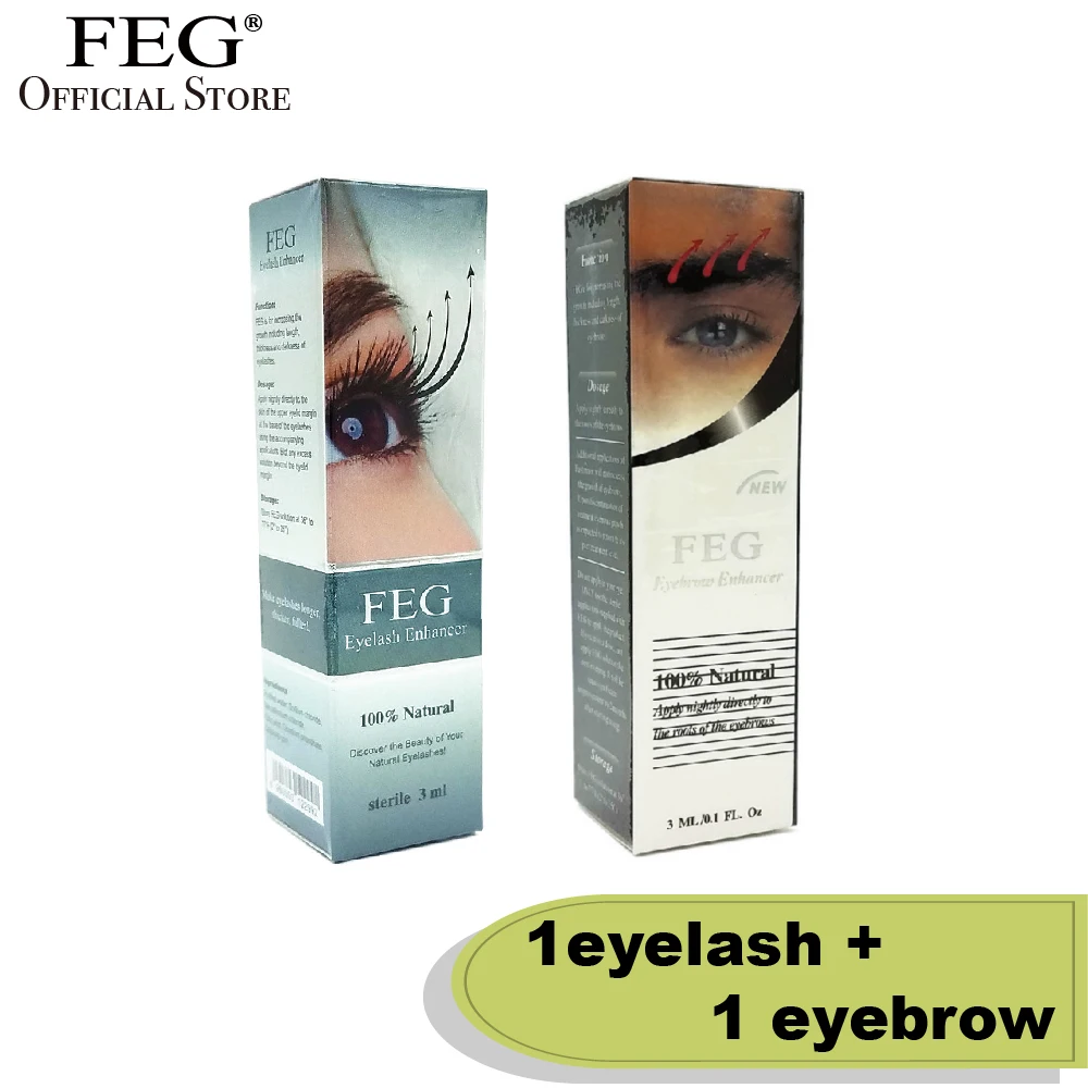 

FEG eyelash enhancer + eyebrow enhancer in a pack 100% original FEG eyelash eyebrow growth product