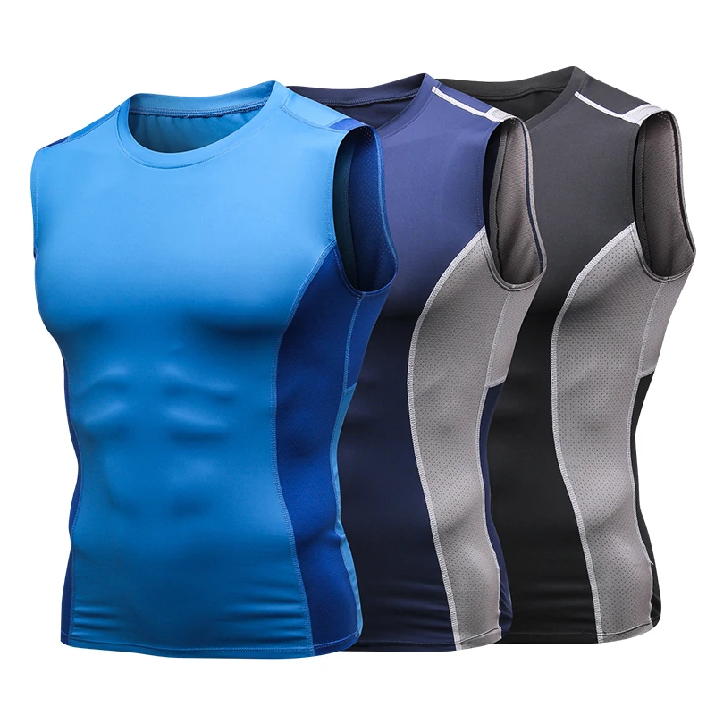 

Lovmove Euro Size Shaper Running Vest Men Gym Running Basketball Boxing Vest Undershirt Skins Cool Tees Tank Top