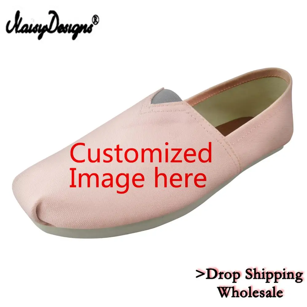 

2019 Custom Women's Casual Shoes Greyhound Dogs Flower Flats Loafers Canvas Fashion Women Summer Light Girls Lazy Dropshipping