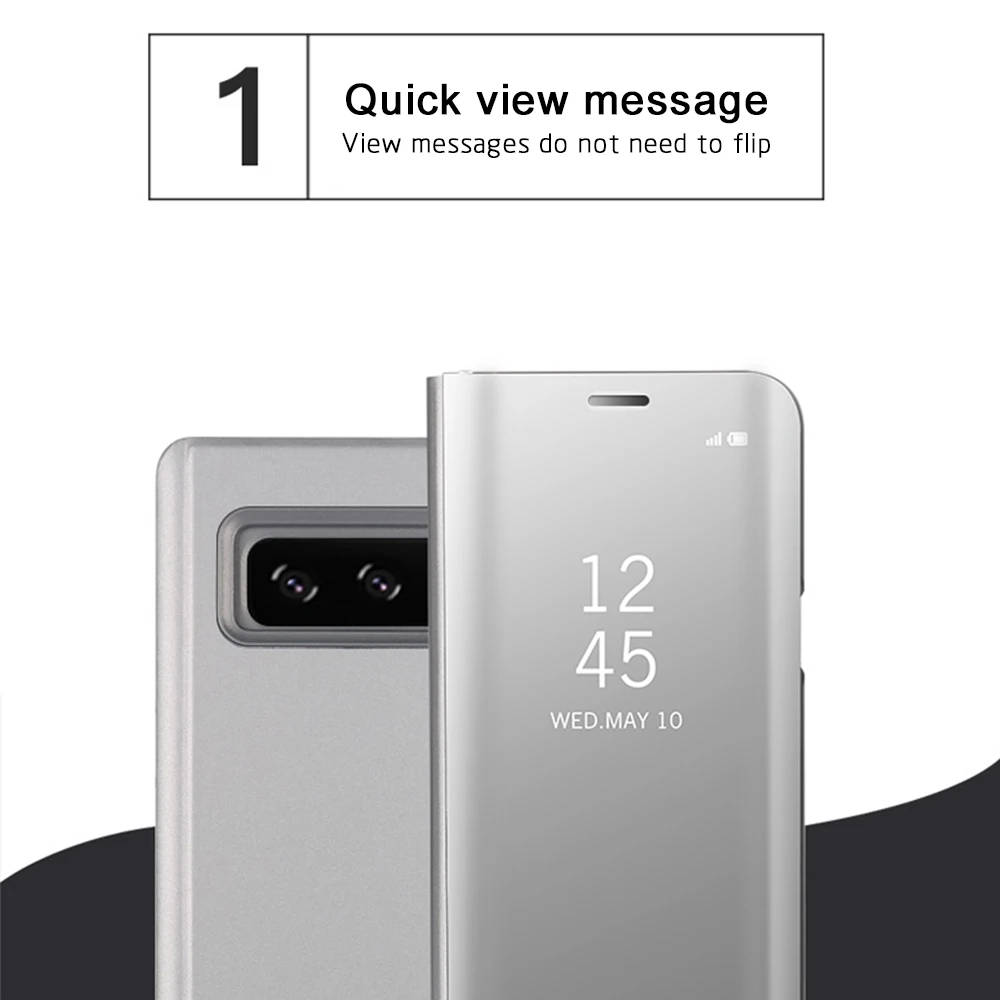 Роскошное умное зеркало прозрачный чехол для Samsung Galaxy J3 J5 J7 2016 2017 J4 J6 Plus Prime 2018 J2 Core