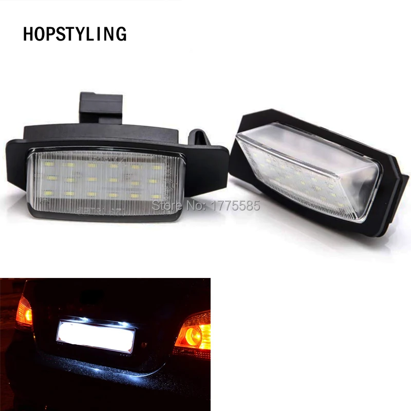 

2pc Canbus LED For Mitsubishi Outlander Led License Plate Light Lamp Lancer Sportback 2008 OEM Replacement Assembly Car-styling