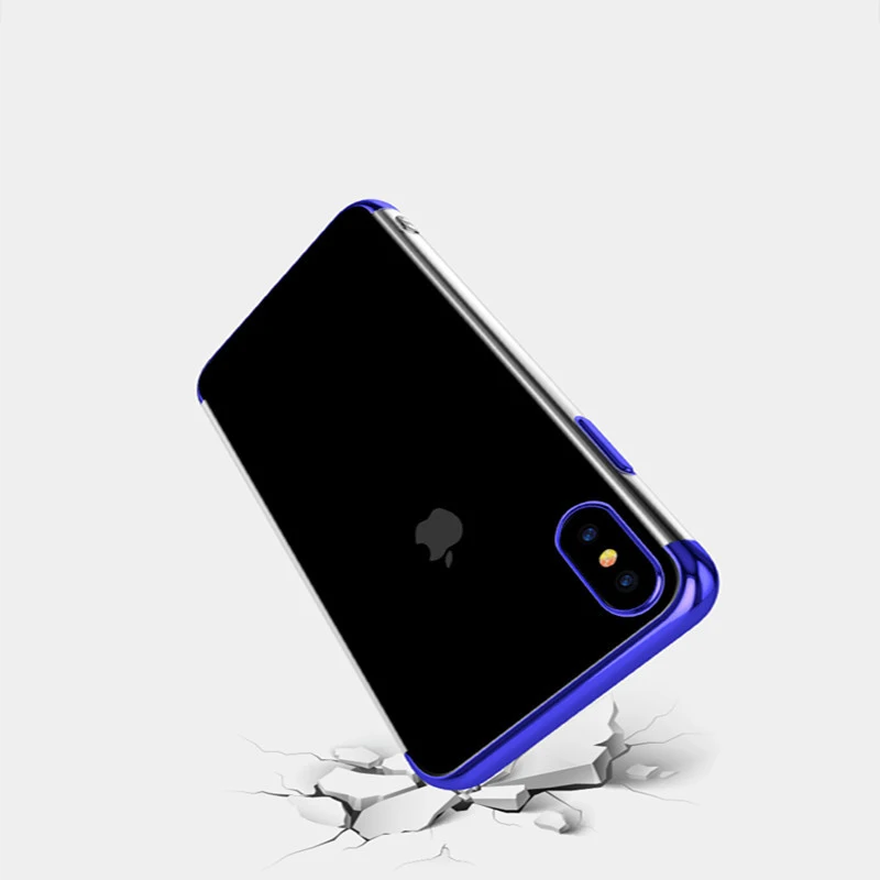 Suntaiho Electroplating Silicon Ultra Thin Soft TPU Case For 7 7Plus 8 8Plus X Transparent Phone Case For iPhone 6 6s 6Plus Suntaiho Electroplating Silicon Ultra Thin Soft TPU Case For 7 7Plus 8 8Plus X Transparent Phone Case For iPhone 6 6s 6Plus