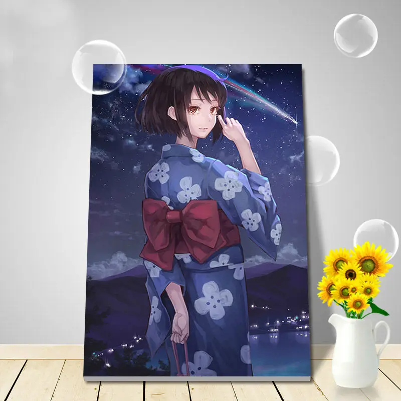 Farbung Durch Zahlen Ihre Name Digitalen Malen Nach Zahlen Japan Anime Diy Olgemalde Modulare Malerei Anime Poster Oil Painting Diy Oil Paintingmodular Painting Aliexpress
