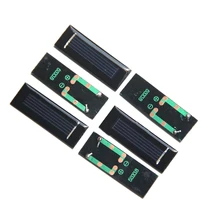 BUHESHUI 0 5V 250MA Mini Solar Panel Epoxy Solar Cell DIY Solar Battery Toy Panel Education