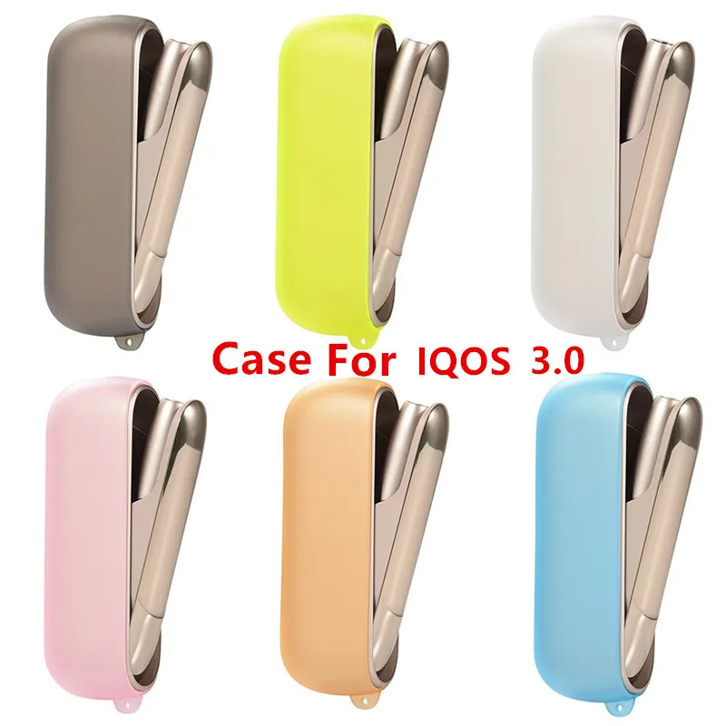 

Colorful TPU Frosted Soft Case For IQOS 3.0 E Cigarette Protective Cover Anti Scratch Carrying Case And Lanyard Hole