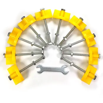 

10Pcs/set Tile Leveling System Tile Leveler Height Adjuster Locator Fine Thread Rising For Tiling Tools Height Adjusters