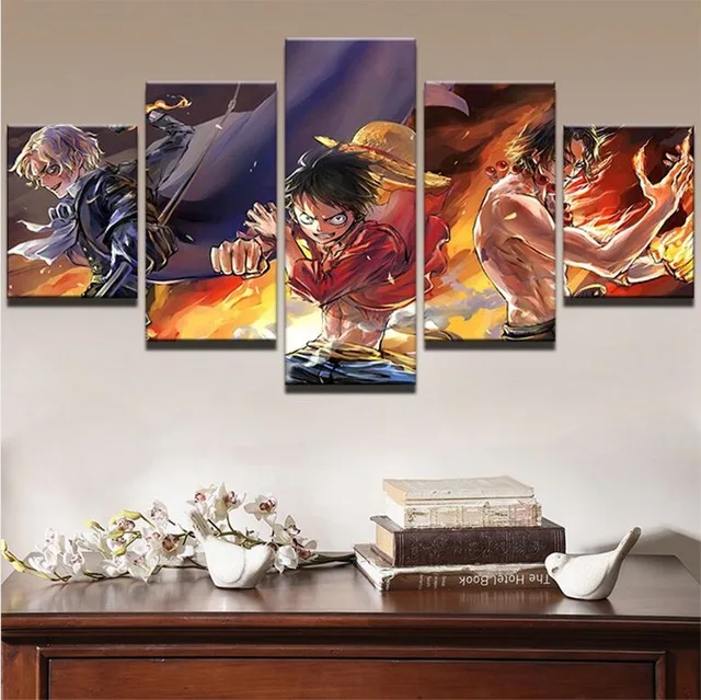 HD Prints Anime Canvas Wall Art Pictures Home Decor Living Room 5