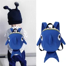 Год, Детский Регулируемый рюкзак с мультипликационным принтом, с защитой от потери, с ремешком на запястье для ребенка от 7 месяцев до 48 месяцев, с потерей запястья