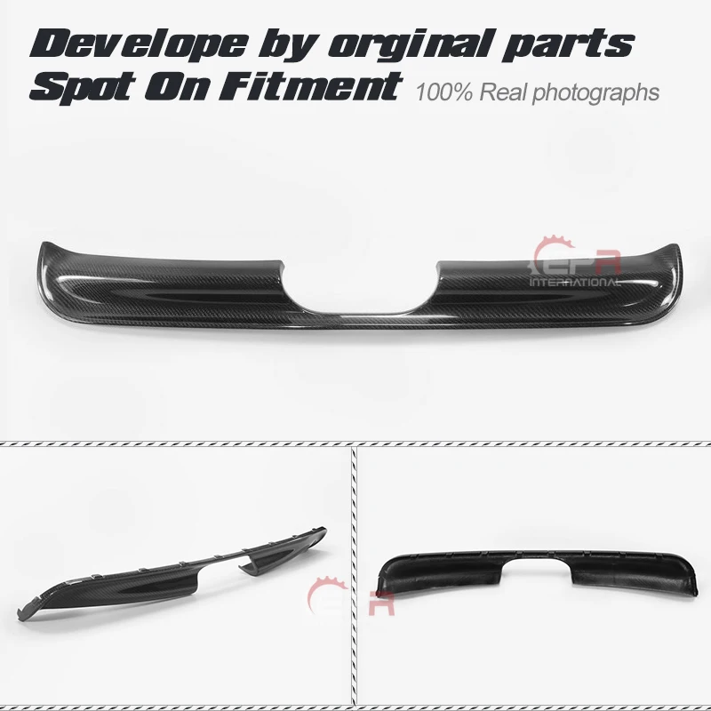 

Car-styling Carbon Fiber OEM Rear Diffuser Glossy Finish Bumper Splitter Cover For Mini R56 JCW (Cooper S JCW rear bumper only)
