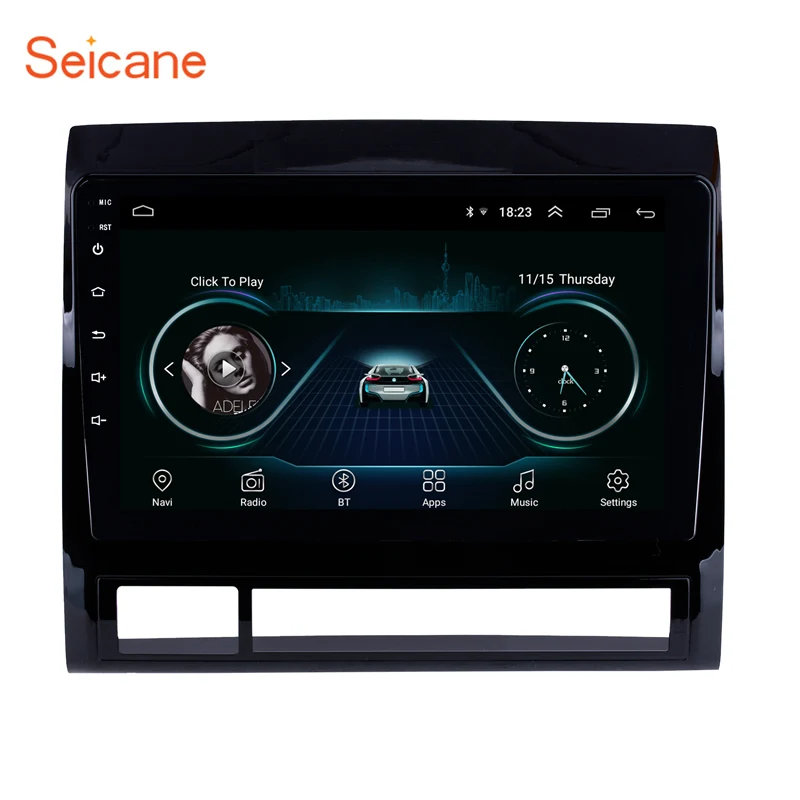 

Seicane Android 8.1 GPS Navigation 9" Car Stereo for TOYOTA TACOMA/HILUX (America Version) 2005-2013 Left Hand Drive Multimedia