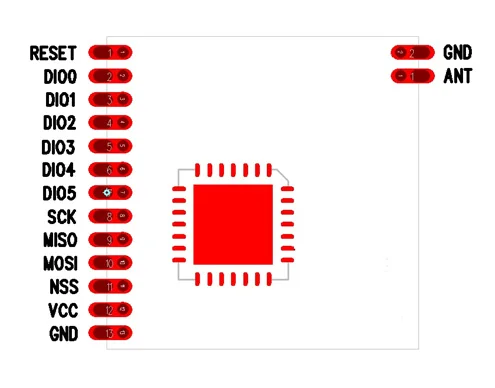 433 МГц RF LoRa модуль SX1278 PM1280 Дальняя Связь приемник и передатчик SPI LORA IOT+ 433 МГц антенна