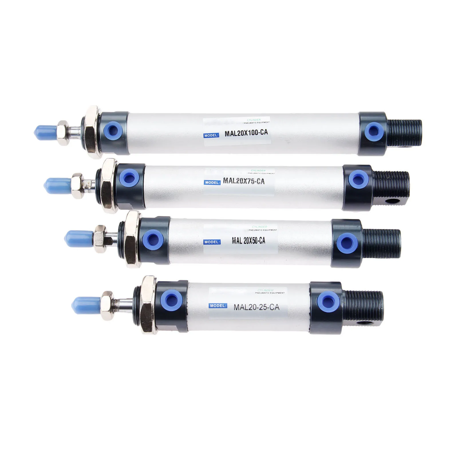 MAL 20mm Double Acting Mini Pneumatic Air Cylinder Aluminum Alloy 50mm Stroke HN 