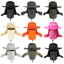 Мужская летняя кепка с широкими полями для защиты от солнца, дышащая уличная Рыбацкая Кепка HATYG0001