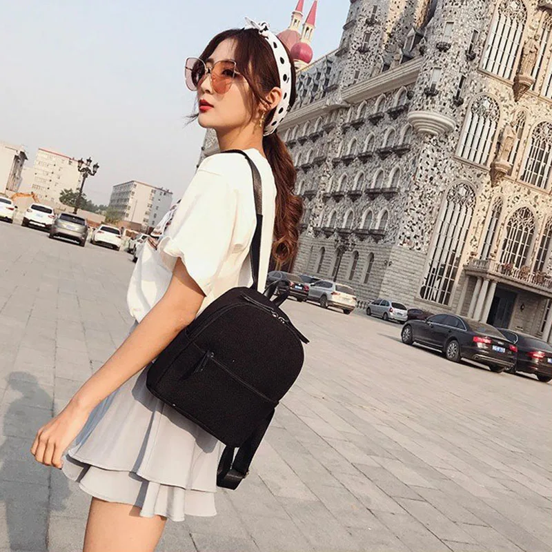New Women Fahsion Canvas Backpacks Student Travel Female Casual Shoulder Bags Lady Weave Mochila Holiday Knit Back Pack BP3015 (18)