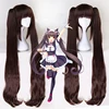 NEKOPARA Chocolat Vanilla Kawaii Long Ponytails Brown Cosplay Wig +Wig cap ► Photo 2/6