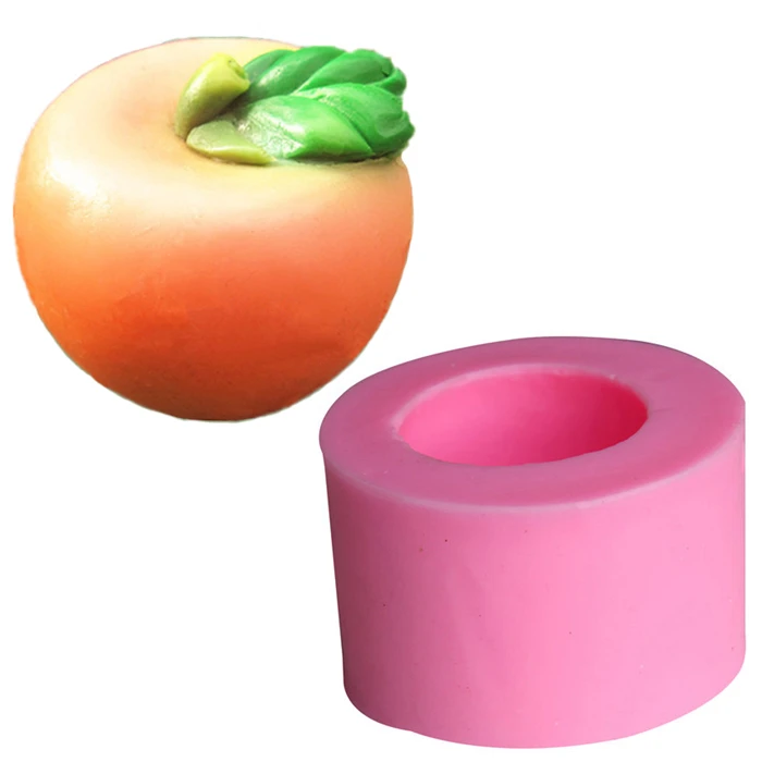 

3D Simulation Apple Mold Cake Decorating Tools Soap Candle Mould Chocolate Candy Silicone Molds