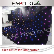 High Quality Led Star Curtain LED Backdrops for DJ Stage Wedding Backdrops