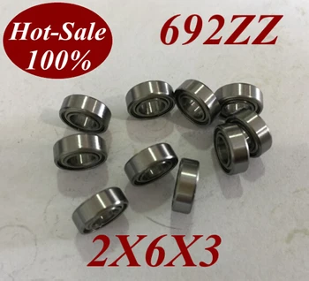

500pcs Low noisy 692 ZZ 692ZZ 692Z 692-ZZ 2X6X3 MM Deep groove ball bearing micro miniature small bearing motor bearing