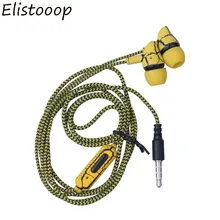 Проводной 3,5 мм разъем для наушников трещины плетеные гарнитуры с микрофоном управление супер бас универсальный для Android iPhone Xiaomi