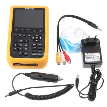 

satlink ws-6909 3.5'' DVB-S&DVB-T Combo Signal Finder satlink 6909 Satellite&Terrestrial Signal meter sathero satlink ws-6909