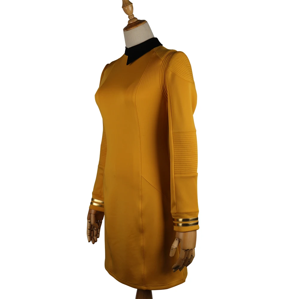 New Star Trek Discovery Season 2 Starfleet Commander Female Uniform Dress Badge Costumes Woman Adult Cosplay Costume (4)