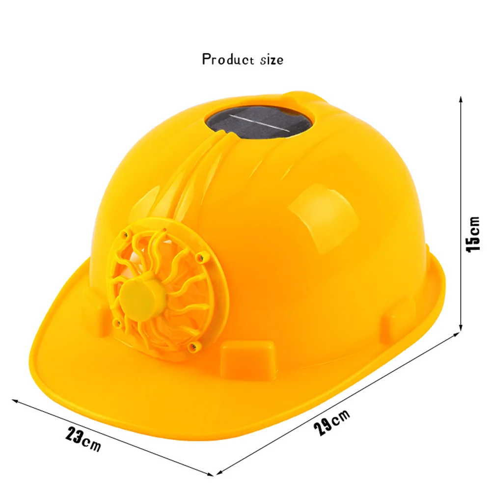 Конечной солнечной энергии вентилятор охлаждения безопасности шлем работа жесткий шапка головной убор Прямая поставка