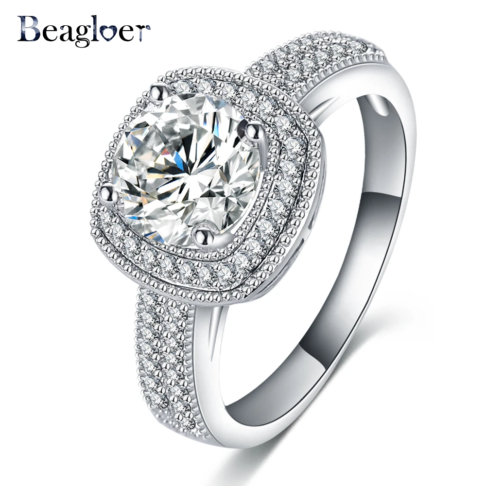 Beagloer Baru Mewah Pernikahan Engagement Rings Untuk 