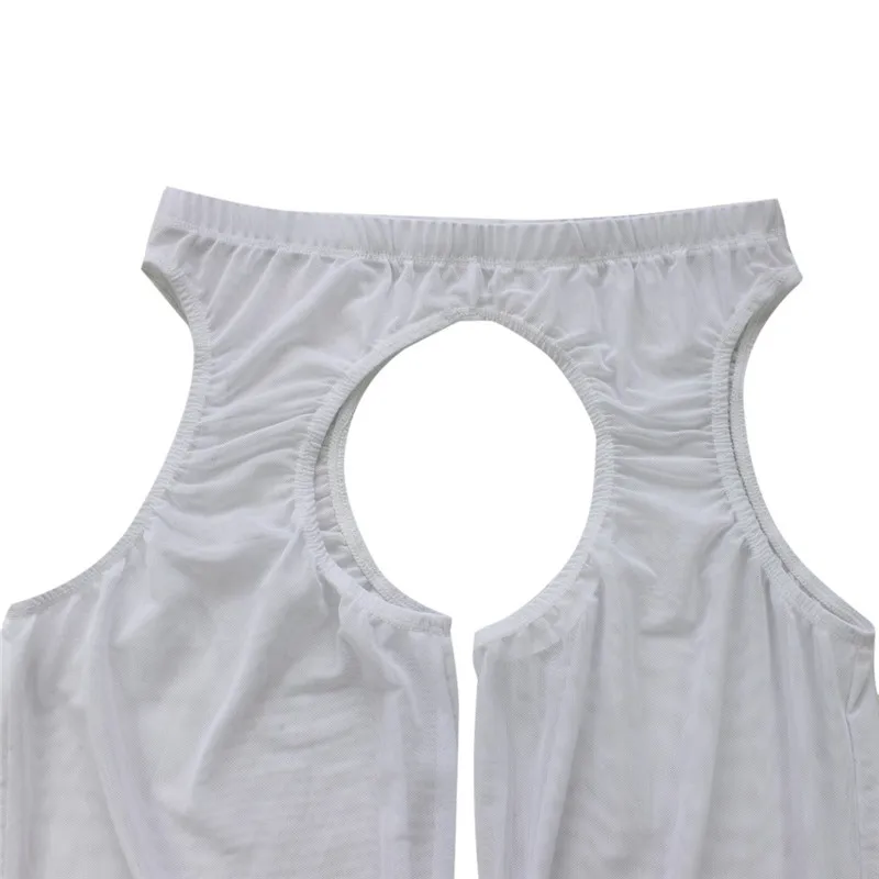 TiaoBug сексуальные мужские с низкой посадкой, прозрачное Сетчатое эластичное нижнее белье, популярные мужские прозрачные экзотические длинные штаны с открытой промежностью