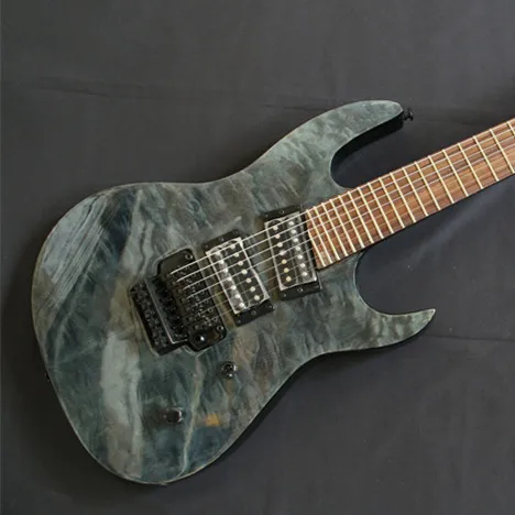 

Free shipping Starshine jackson electric guitar good quailty Korean factory Mahogany body with Quilted maple top veneer 7string