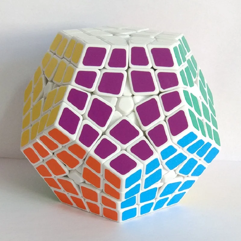 Shengshou Mestre Kilominx Cubo Mágico Profissional 4x4x4 Pvc & Matte Stickers Megaminx Enigma Velocidade Brinquedos Clássicos New