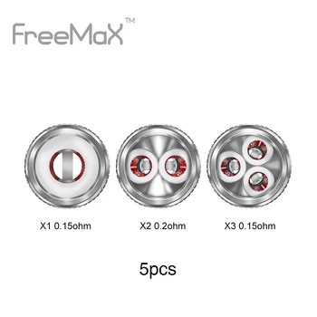 

5pcs Original Freemax Twister Replacement Coil w/ 0.15ohm/0.12ohm/0.2ohm Coil Head for Freemax Twister Kit/ Fireluke Mesh Tank