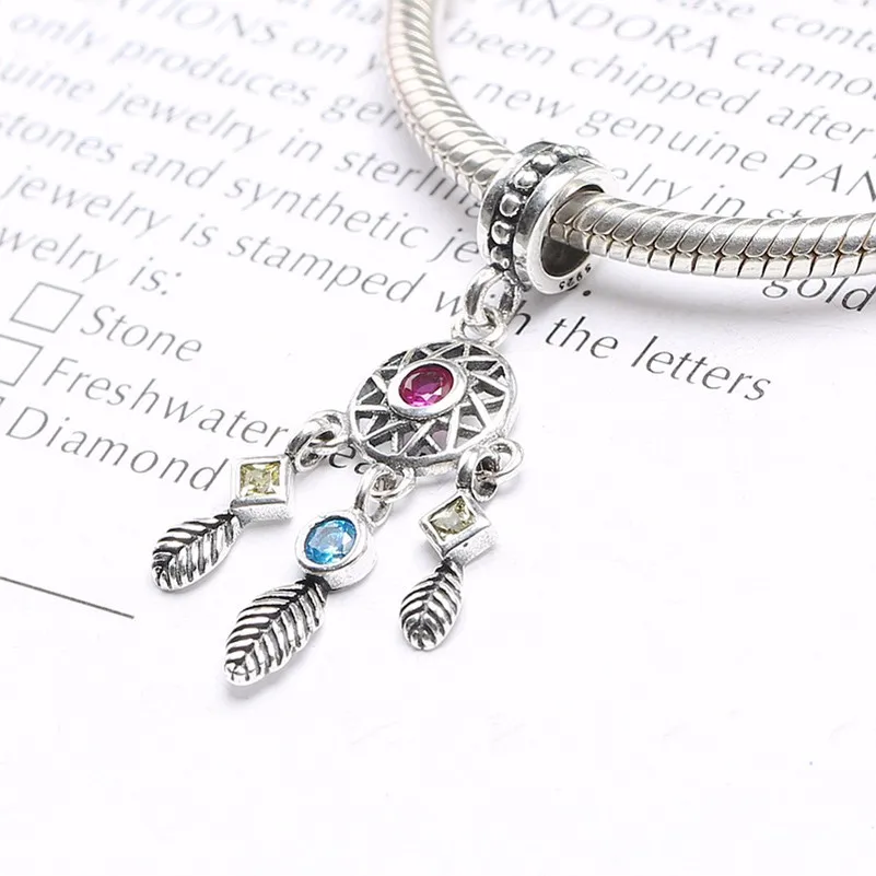 Pandora Dream Catcher Charm 100 Sterling Silver spring kite pave cz dangle charms Beads Fit 2 Pandora Dream Catcher Charm 100 Sterling Silver spring kite pave cz dangle charms Beads Fit 2