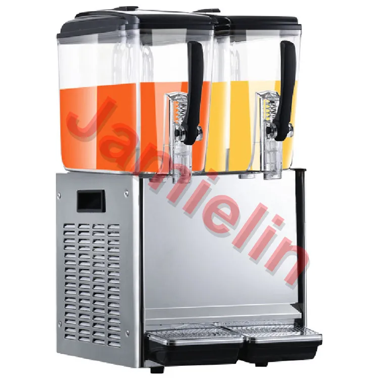 Коммерческий бак jiielin 12L * 2 замороженный горячий/холодный напиток машина для сока
