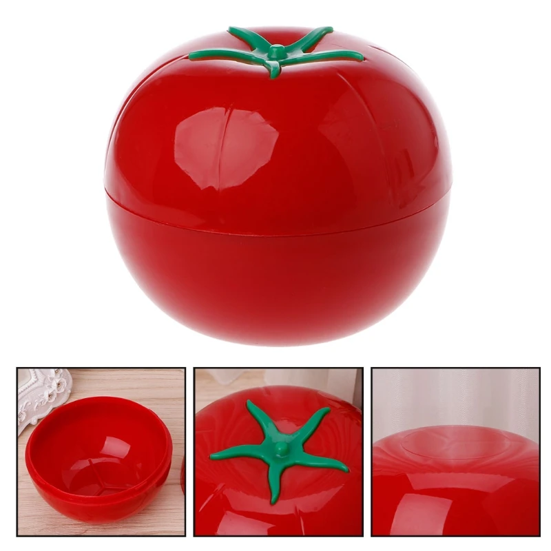 

Unique Tomato Saver Organizer Red Creative Storage Box Food Keep Fresh Container Nov22