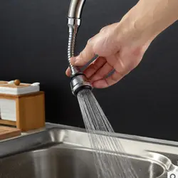 360 градусов Поворотный кран перфорированный фильтр воды заставки нажмите для кухней Ванная комната кран AccessoryHot