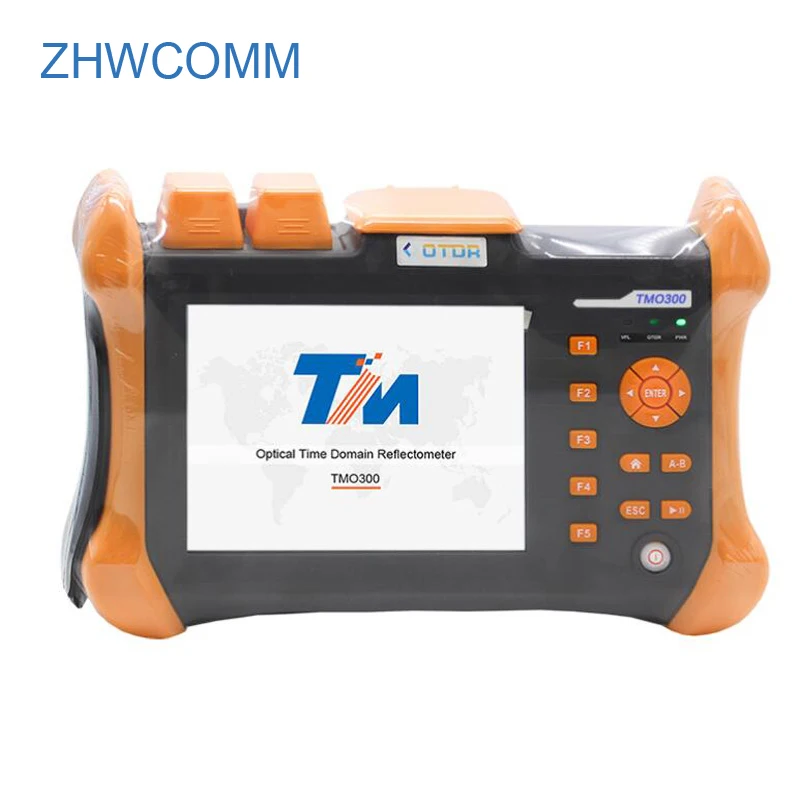 

ZHWCOMM OTDR TMO-300-SM-B Touch Screen Optical Time Domain Reflectometer 1310/1550nm 30/28dB,Integrated VFL OTDR