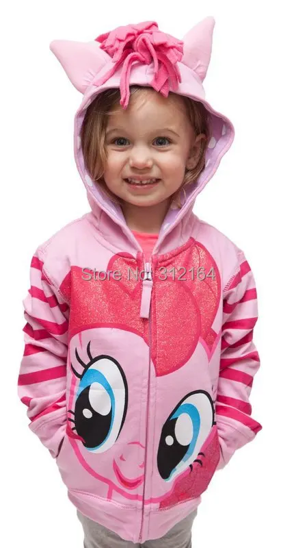 1 шт., куртка для мальчиков и девочек с изображением пони, My littl Детское пальто милое пальто для девочек толстовки хлопковая куртка для девочек Одежда для детей
