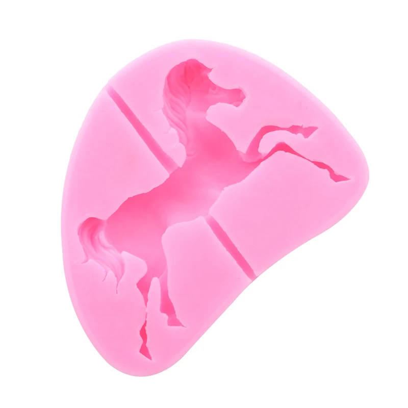 Карусель в форме лошади силиконовая искусственная 3D форма для шоколада глины