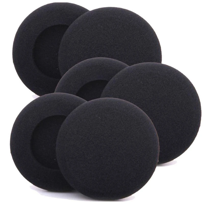 

OOTDTY Earphone Accessory 10Pcs 50mm Soft Sponge Headband Headphone Pad Cushion Headset Cover Replacement