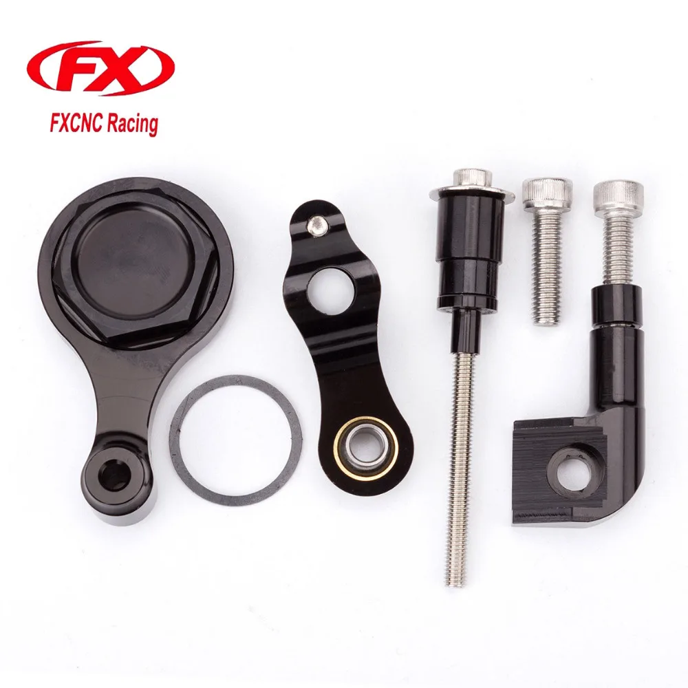 

FX Aluminum Motorcycles Steering Stabilize Bracket Mount Support Kit For Yamaha YZF R6 2006-2015 07 08 09 10 11 12 13 14 15 Moto