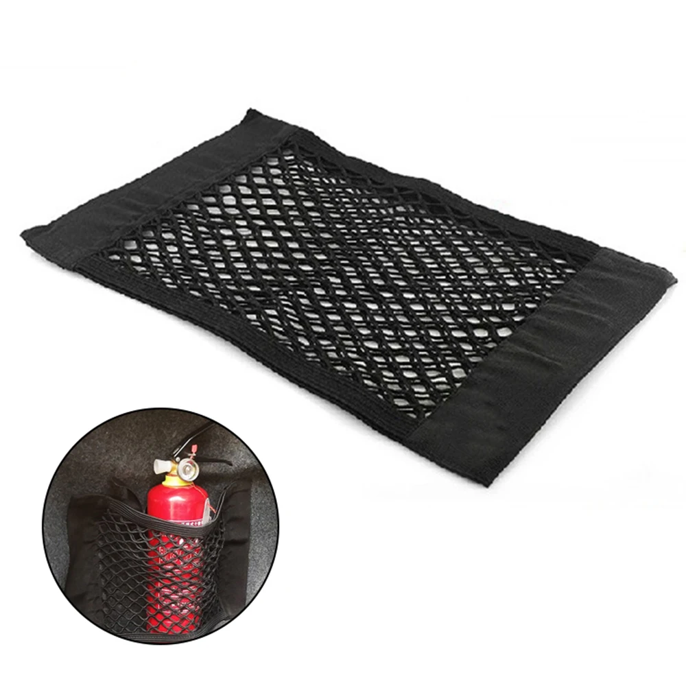 

1PC Envelop Car Storage Bag Elastic Flexible Mesh Back Rear Cargo Trunk Storage Organizer Net SUV Auto Accessories Pocket Cage