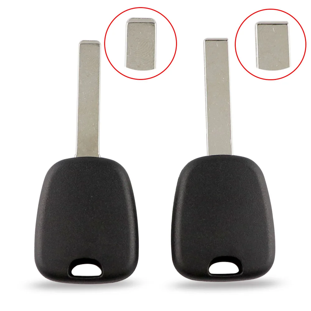 Keyforkess10 pz/lotto Transponder Chip Auto chiave dell'automobile caso Shell per Peugeot Citroen C2 HU83 scanalatura chiave VA2 lama nessuna sostituzione del Chip -