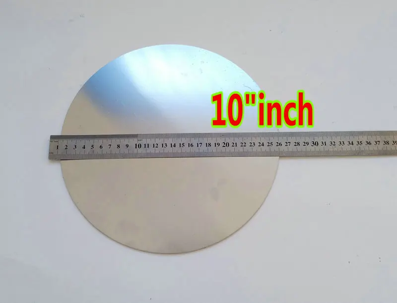 2 мм Алюминий 3003 пустой круглыми пластинами " /10"/1" /14"/1" дюймовые дисковые круг плоский лист диаметр 180/250/280/350/400 мм - Цвет: 10 inch
