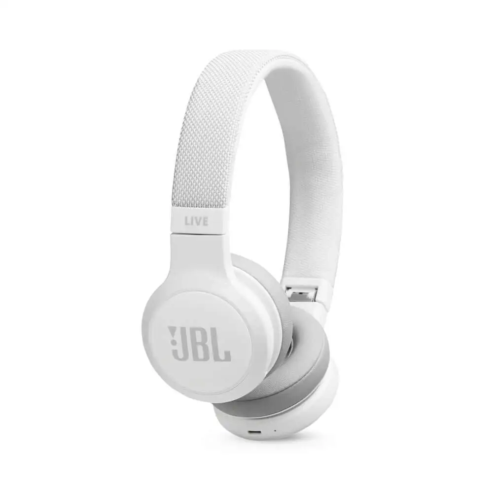 JBL Live 400BT беспроводные Bluetooth наушники глубокий бас Auriculares игровая гарнитура стерео Fone De Ouvido наушники JBL с микрофоном - Цвет: WHITE