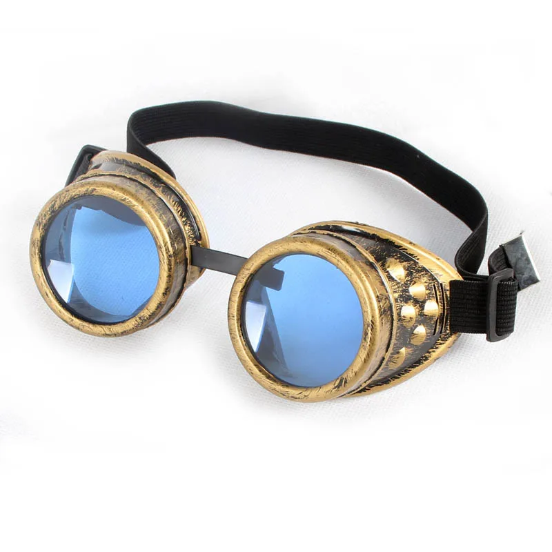 Funky Unisex Colored Lenses Steampunk Goggles Ocular Loupe Punk Gothic  Masquerade Shades Cosplay Party Costume Supplies Eyewear - AliExpress