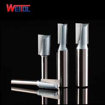 

Weitol free shipping 1pcs 1/4 or 1/2 inch cleaning bottom bit tungsten carbide router bit CNC machine tools
